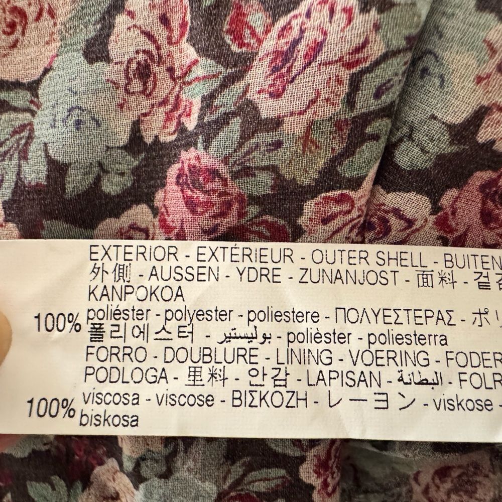 ZARA FLORAL PRINT DRESS - Picture 4 of 4